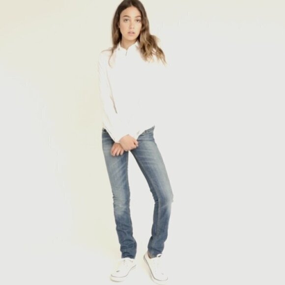ACNE Jeans Kex Le Blue Straight Leg Skinny 28 - Picture 1 of 9